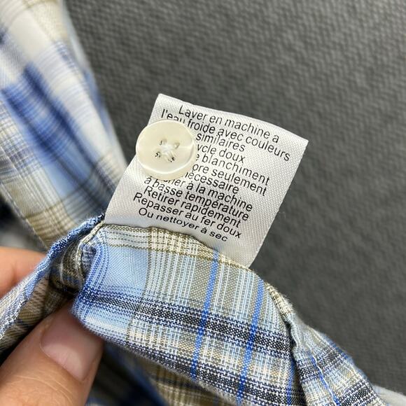 Duke’s Sportswear Men’s Cotton Blend Plaid Short Sleeve Button Up Shirt Size 2XL - Picture 9 of 11